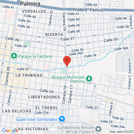 Consultorio Veterinario Huellas map