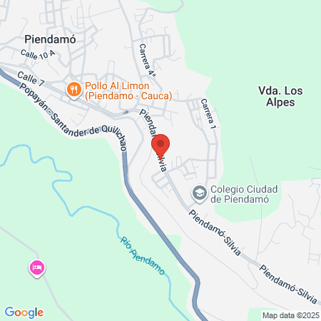 Rehavital Popayán map