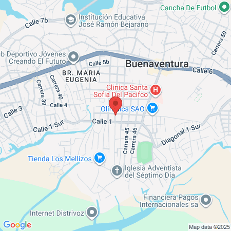 Unidad Ginecoobstetrica Del Pacífico map