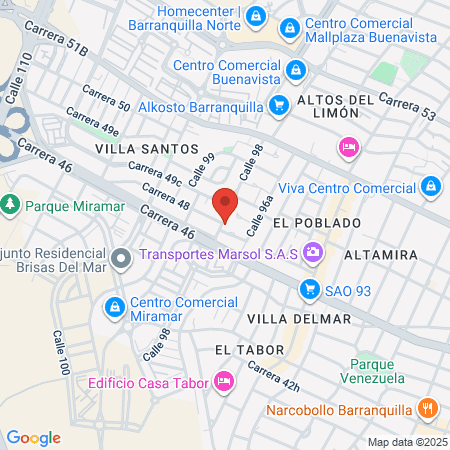 Dispensario Batallon Paraiso map