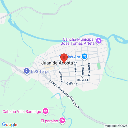 Vacunación Covid 19 Empresa Social Del Estado Hospital De Juan De Acosta map