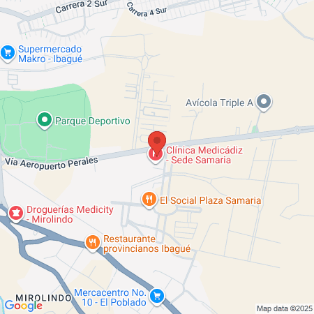 Odontólogos En Ibagué Dr Carlos Enrique Ramirez Prado map