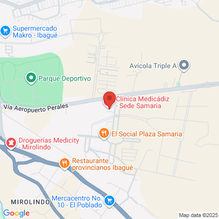 Dra Doris Ellianne Mendoza map