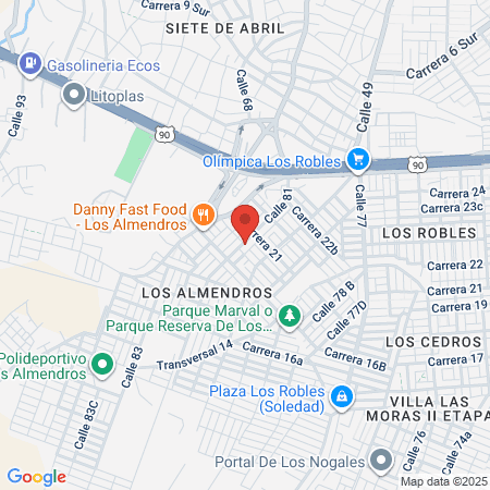 Violet Spa De Uñas map