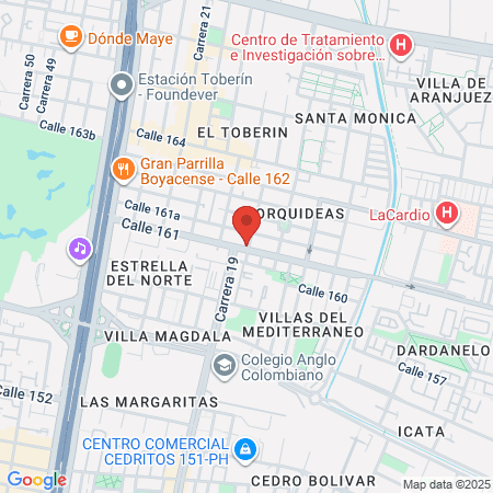 Centro De Tratamiento E Investigacion Contra El Cancer map