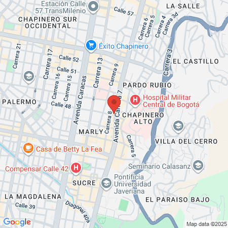 Hospital Militar map