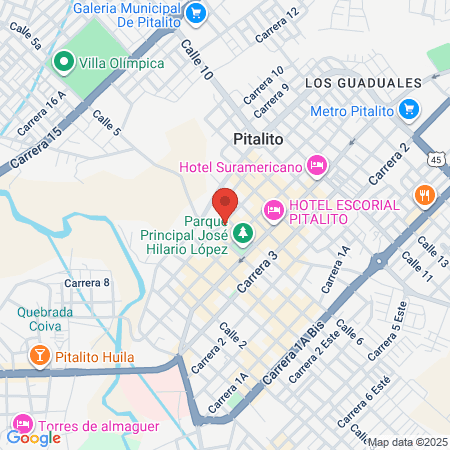 Hotel Andinos Plaza map