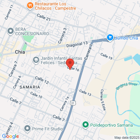 Epa Colombia Chia map