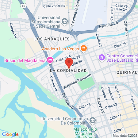 Veterinaria Los Angeles map