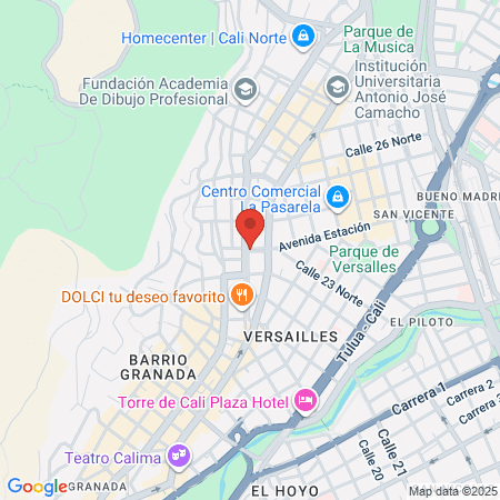 Terapia Clínica De Occidente map