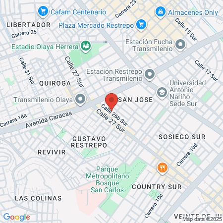 Soccer Training Center map