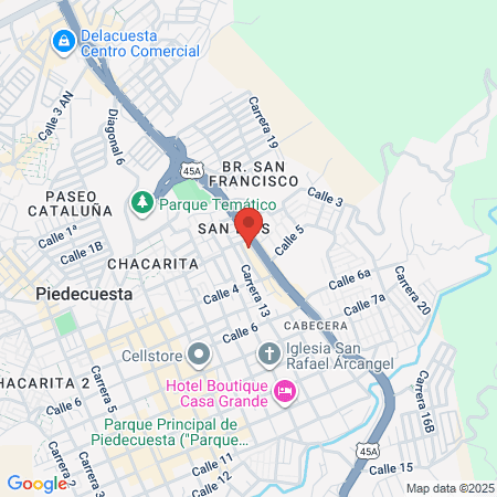 Maxcotas Center Piedecuesta map