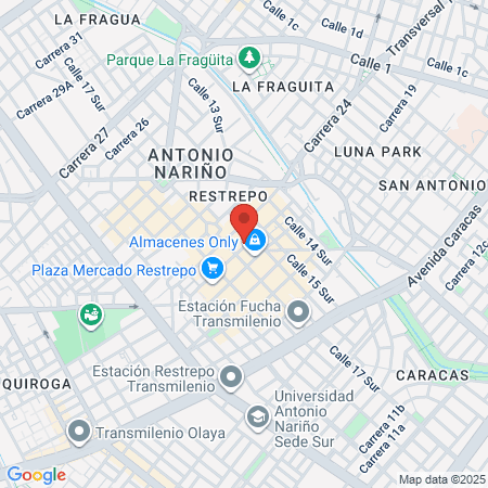 Centro De Entrenamiento 10 Center map