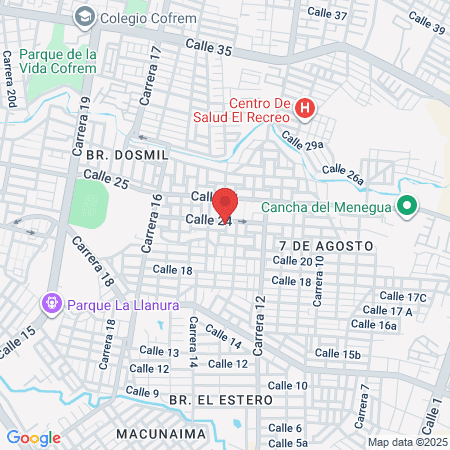 Veterinaria Vetfamily map