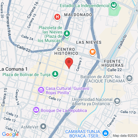 Odontologia En Tunja Dentiuniversal map