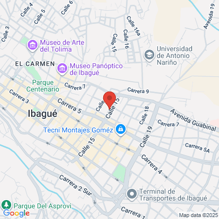 Hospital Materna Infantil Tolima map