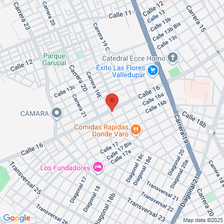 Gimnasio Y Escuela De Powerlifting Del Cesar F T P W map