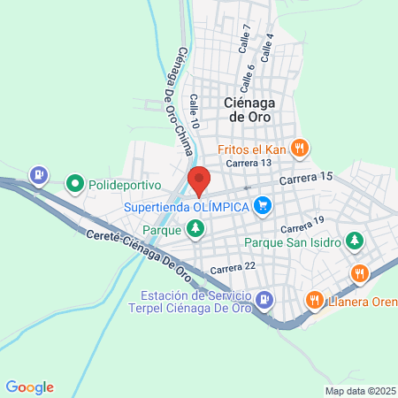 Abdoptica Cienaga De Oro map