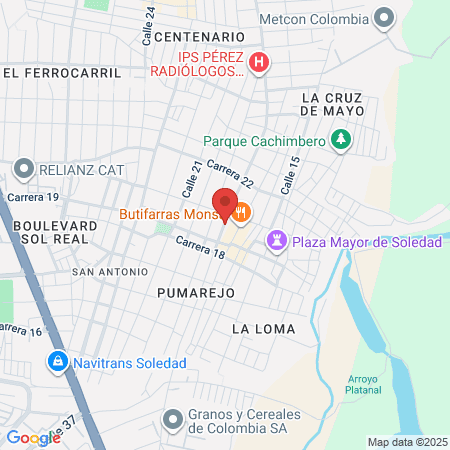 Clinica Veterinaria De La Costa map