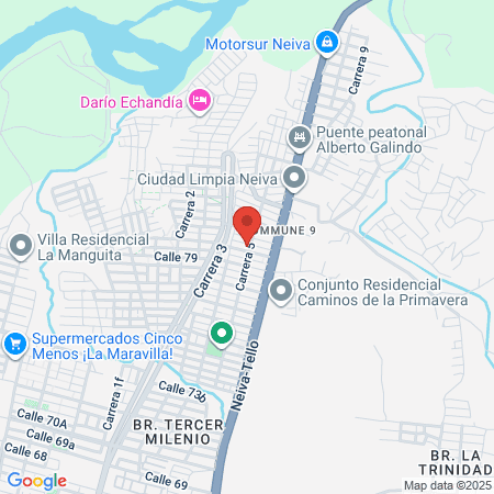 Peluquería Andrius map