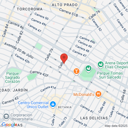 Alejandra Stetick Center map