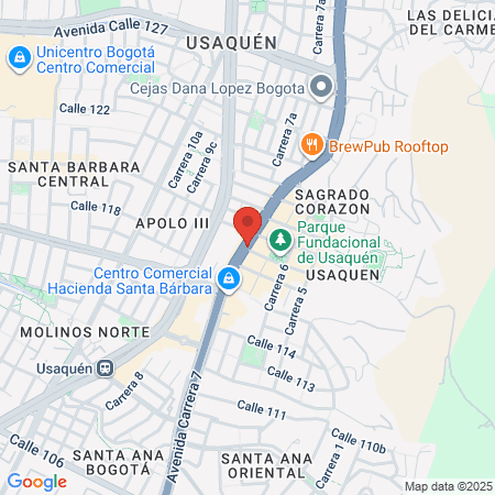 Dr Andrés Felipe Gutiérrez Rojas Urólogo map