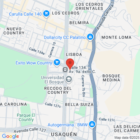 Dr Rafael Briceno map