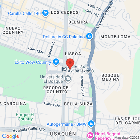 Dr Oscar Eduardo Reyes Pardo Traumatólogo Y Ortopedista map