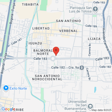 Dra Myriam Peraza Gaviria map