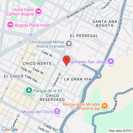 Urgent Care Colombia map