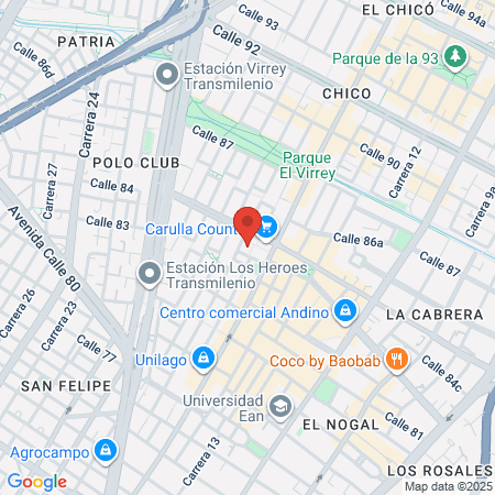 Dr Francisco A Forero López map