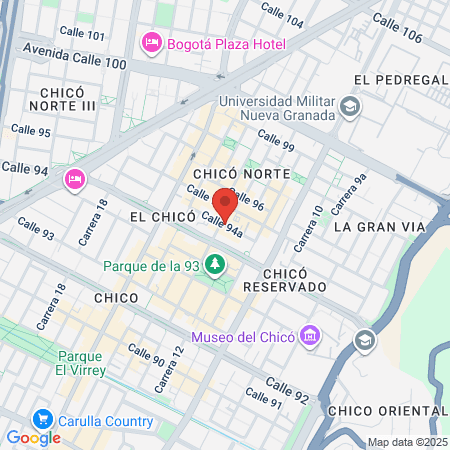 Dra Clara Inés Sandoval Borrás map