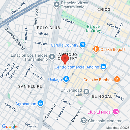 Dr Mario Humberto Gómez Mantilla Hematología Oncológica map