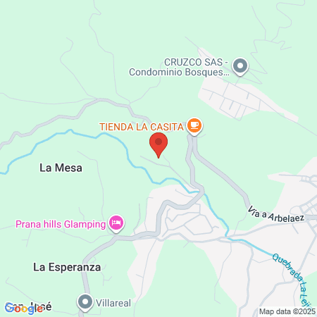 Funvisual Sede Arbeláez map