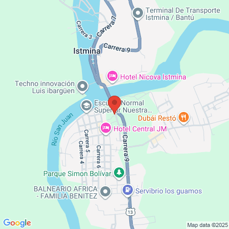 Vacunación Covid 19 Ese Hospital Eduardo Santos De Istmina map