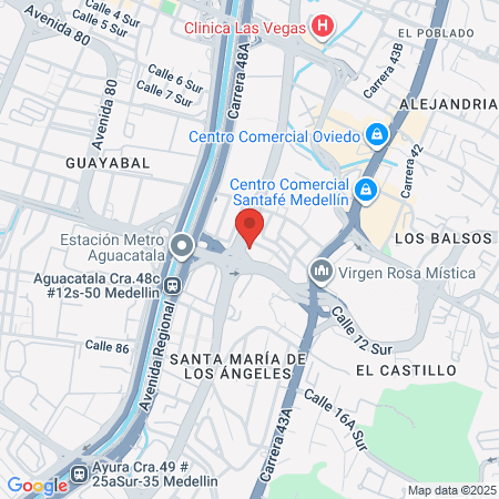 Grupo Médico De Antioquia | Sede Aguacatala | Ips Salud Ocupacional map