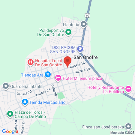 Dr Orlando A Blanco Parra map