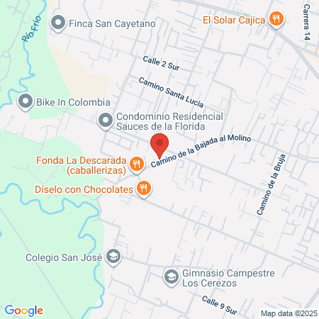 El Remanso De Río Frio map