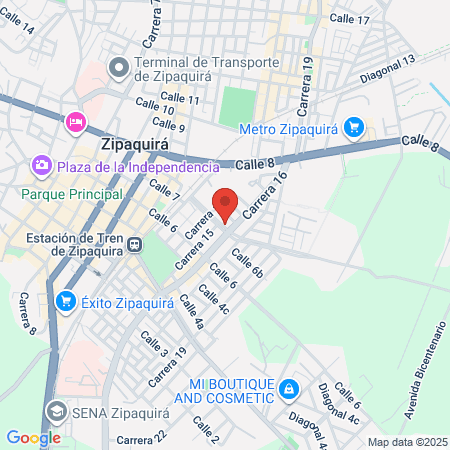 Cajica Sports Training map