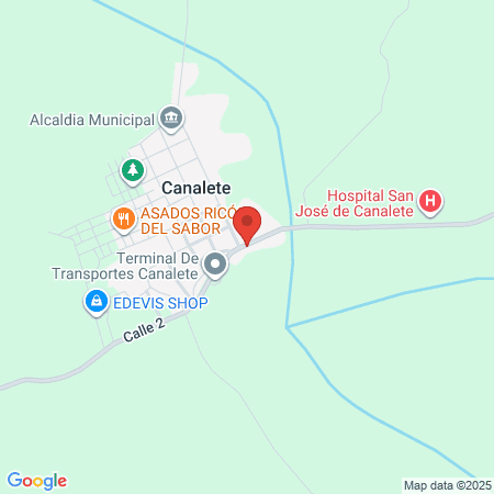 Sec Salud Canalete map