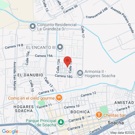 Peluqueria Nails Acrílica map