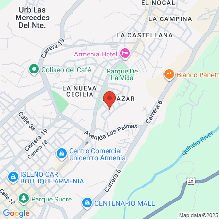 Clinica Fundadores Armenia map