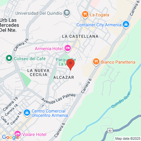 Dr Carlos Fernando Dueñas Parra map