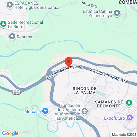 Dra Mónica Vargas Barrios map