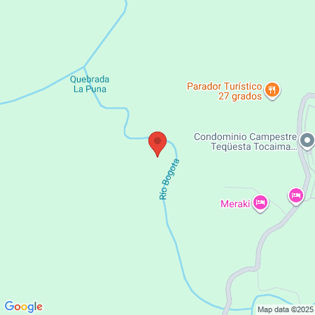 Aguas Termales Los Chorros map