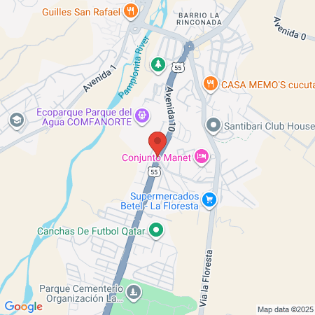 Color Bronze Spa map