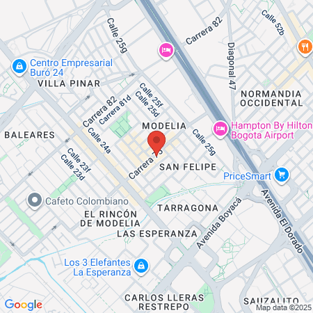 Trendy Peluqueria map