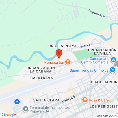 Dra Lexi Sánchez map