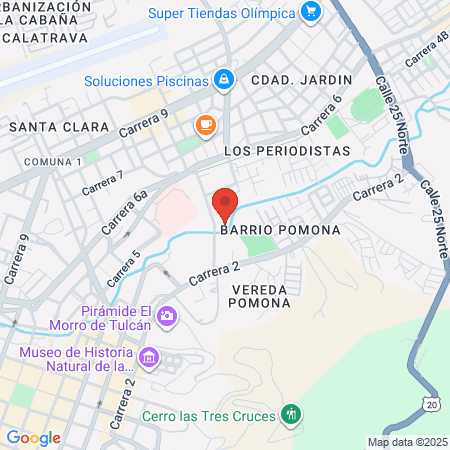 Consultorio Odontológico Rocio Milena Peña C map