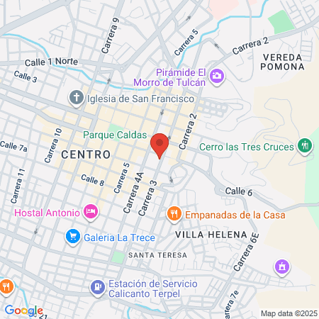 Hospital Universitario San José Ese map